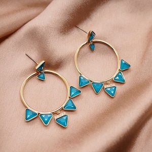 NIB! Authentic Swarovski Labyrinth hoop earrings